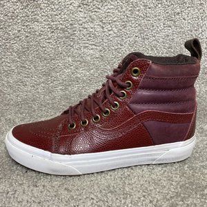 Vans Burgundy High-Top Athletic Shoes